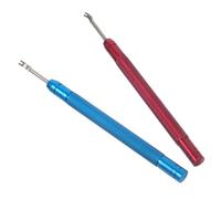 Uonlytech Outils Levage Aiguilles Montre Métal Kit Réparation Horloger Petit Bricolage Professionnel Rouge Bleu 2 Pièces