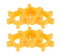 Uonlytech Ouvre-Bouteille Rotatif Antidérapant Jaune Lot de 6 Outil Ergonomique pour Mains Faibles Ouvre-Bocal Polyvalent la Cuisine Pique-Niques et Seniors Accessoire Pratique et