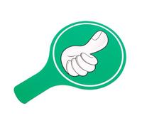 Uonlytech Paddle de Vote Réutilisable Portable pour Écoles et Événements Tableau de Jugement Pratique pour Enseignants et Animateurs Support et Opposition