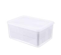Uonlytech Panier à Fruits et Passoire à Légumes Double Couche en Pp, Multifonctionnel, Design Étanche pour Garder Frais, Cuisine et Rangement sous Évier