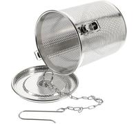 Uonlytech Panier à Saumure en Acier Inoxydable 14X16 CM Passoire à Épices à Mailles Fines Chaîne Détachable Filtre à Soupe et Bouillon pour Cuisson Maison et Infusion de Thé