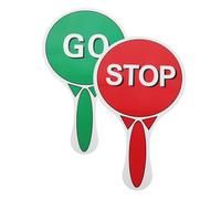 Uonlytech Panneaux de Signalisation Jouets Portatifs Garçon et Filles Petit Panneau D'arrêt Rouge et Vert Apprentissage Sécurité Routière École Jeu en Classe