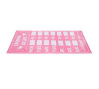 Uonlytech Panneaux d'ouverture Autocollants pour panneaux d'ouverture de magasin Panneau adhésif indiquant d'ouverture PVC rose forte adhérence anti-décoloration pour banque Plusieurs styles