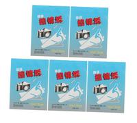 Uonlytech Papier De Nettoyage pour Lentilles Microscope Tissu De Nettoyage pour Objectif D'appareil Photo 50 Feuilles par Livret 5 Livrets par Lot pour Écrans Ordinateurs Lunettes Et Laborat