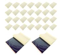 Uonlytech Papier Thermique Transfert Tatouage 30 Feuilles A4 4 Couches Stencil Tatouage Papier Calque Dessin pour Imprimante Usage Professionnel et Artistique