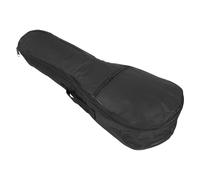 Uonlytech Paquet à Main pour Ukulélé en Coton Noir 21 Pouces Pochette de Rangement et Protection Renforcée pour Musiciens Amateurs et Professionnels