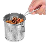 Uonlytech Passoire Séparatrice Suspendue en Acier Inoxydable pour Fondue Chinoise, Tamis Métallique Rigide Poignée, Adaptée Cuisine Familiale et Professionnelle