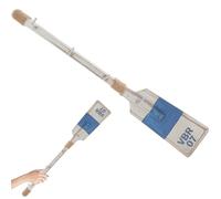 Uonlytech Patère Murale 40 Cm en Bois Massif, Crochet de Décoration Murale Bateau Bleu Style Méditerranéen, Porte-manteaux Nautique pour Salle de Bain et Salon, à Suspendre Pratique