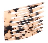 Uonlytech Peigne Latéral en Acétate Léger 1 Pièce, Motif Léopard Vintage, Petit Peigne Décoratif pour Femmes, Accessoire Coiffure Pratique pour Cheveux Fins et Bouclés, Usage Quotidien