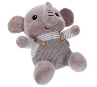 Uonlytech Peluche Éléphant Calin Doux Coton pour Garçon Fille Apaisement et Décoration Intérieure Accessoire Confortable et Sûr pour Garçon et Fille