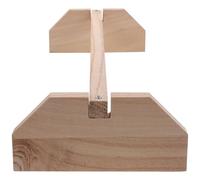 Uonlytech Perchoir Solide Terrain de Jeu en Bois Naturel pour Poules et Oiseaux Support Résistant à l'usure pour Animaux de Compagnie