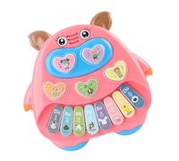 Uonlytech Piano Électronique Garçon Fille Rose Calf Design Instrument Musical Éducatif Sécurisé pour Garçon Fille Développement Sensoriel et Jeu Musical Amusant