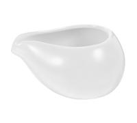 Uonlytech Pichet à Lait Céramique Modèle avec Bec Verseur Unique Résistant et Facile à Nettoyer pour Café Sauce et Sirop Table Propre et Ordonnée