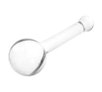 Uonlytech Pilon en Cristal Transparent Petit, Broyeur pour Fabrication de Peinture et Pigments, Pilon Court Résistant Haute Température, Mélangeur Polyvalent pour Laboratoire Cuisine