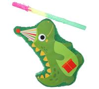 Uonlytech Piñata Dinosaure en Papier Vert Réutilisable pour Fête D'anniversaire Support Bonbons pour Décoration et Jeux Célébration Garçon et Filles
