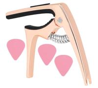 Uonlytech Pince pour guitare universelle en métal avec protection du manche, livrée avec médiators, idéale pour guitare classique et électrique Couleur Aléatoire