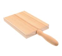 Uonlytech Planche à Gnocchis en Bois Khaki pour Modeler Pâtes, Outil Cuisine Pratique pour Ajouter Texture et Forme, pour Usage Domestique