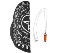 Uonlytech Planche de Divination Caoutchouc avec Pendentif Décorative et Résistante pour Jeux et Décisions Bureau et Salon