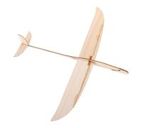 Uonlytech Planeur en Bois Naturel à Lancer à la Main Modèle Réduit Stable et Léger Artisanal pour Loisirs Créatifs Adapté aux Activités Intérieures et Extérieures