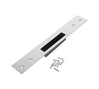 Uonlytech Plaque Gache Porte Acier Inoxydable Anti-tamper Renfort Sécurité Robuste pour Portes Intérieures et Extérieures Design Discret