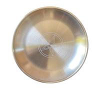 Uonlytech Plateau Pentacle Décoratif Doré Résistant Plateau Rituel Polyvalent pour Cérémonies et Décorations Spirituelles Accessoire Sacré pour Offrandes et Protection