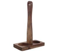 Uonlytech Plateau pour moulin à sel et poivre : Base à 2 fentes avec poignée, support en bois pour moulin à poivre, accessoires de rangement pour la cuisine, protège-table