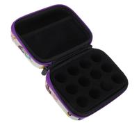 Uonlytech Pochette de Rangement Légère en Tissu Oxford 600d pour Bouteilles D'huiles Essentielles, Étui de Transport Facile à Porter, pour Voyage en Famille ou Entre Amis