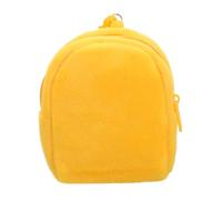 Uonlytech Pochette Petite Bourse Mignonne Porte-clés Jaune en Peluche Porte-Monnaie pour Ranger Petits Objets pour Garçon et Filles Accessoire pour Voyage ou Quotidien