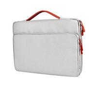 Uonlytech Pochette pour Ordinateur Portable 13,3 Pouces Gris Athènes, Sacoche à Main Imperméable et Résistante aux Rayures, Organisateur de Voyage pour PC Portable Léger et Fin