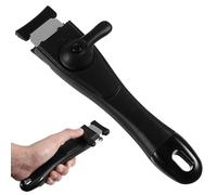 Uonlytech Poignée de Remplacement pour Poêle et Casserole, Poignée Amovible Autobloquante en Silicone Noire, Accessoire la Cuisine Pratique Compatible Batterie de Cuisson, Rangement