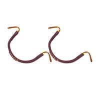 Uonlytech Poignée de théière U Shape 2pcs en plastique et fer, remplacement pour théière chinoise en céramique, accessoires pour ensemble de thé, usage polyvalent