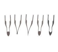 Uonlytech Pointes de Pyrogravure Haute Résistance 5 Pièces - Kit Complet Pointes Fil Chauffant N°1 N°3 N°7 N°9 N°10 - Accessoires Métalliques pour Stylo Pyrograveur Travail du Bois et