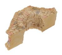 Uonlytech Pont Décoratif Miniature en Résine Multicolore, Petit Pont Artisanal pour Micro-Paysage de Jardin, Décoration Extérieure Réaliste pour Mini Jardins et Projets DIY, Accessoire