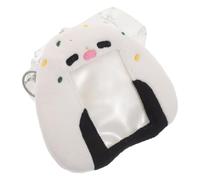 Uonlytech Porte-Cartes en Peluche Petit Format Porte-Clés Étui pour Carte d'Identité et Badges Motif Pingouin Mignon Organiseur Scolaire Pratique et Résistant pour Étudiants