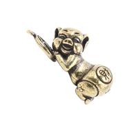 Uonlytech Porte-clés Cochon Avec Pendentif Cochon Simulé Ornement Suspendu Breloque Pour Diy