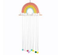 Uonlytech Porte-cravate Pour Cheveux Stockage D'arcs De Cheveux De Mur Organisateur De Support De Bandeau Arc-en-ciel Organisateur De Cintre D'arc De Cheveux Bijoux De Bébé Pendaison Coton