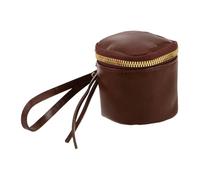 Uonlytech Porte-Monnaie Vintage PU Effet Cire Huile Trousse à Lèvres Compacte Sac Zippé Résistant pour Voyage et Rangement Cosmétique