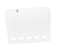 Uonlytech Porte-œufs pour Réfrigérateur 3 Couches en Pp Blanc Grosse Capacité et Design Rabattable, Facile à Nettoyer, pour Porte Latéral du Frigo