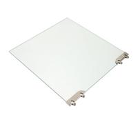 Uonlytech Porte Vitrée de Remplacement 24X25 CM pour Machine à Hot-Dogs Verre Trempé Résistant à Haute Température Joint Isolant Thermique Compatible Appareils Hot Dog Professionnels