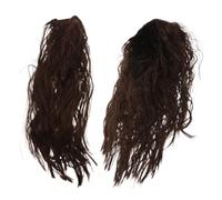 Uonlytech Postiche Barbe Bou pour Homme, Costume Cosplay Adulte | Texture Authentique, Filet Invisible et Sangles Réglables, Aspect Réaliste, Brun, pour Sermons et Pièces