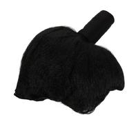 Uonlytech Postiche Japonaise de Samouraï Noire Postiche de Cosplay pour Hommes Fibres Synthétiques Confortables Accessoire Costume de Lutteur de Sumo Soirée Déguisement et Spectacle