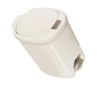 Uonlytech Poubelle de Cuisine à Pédale et Pression Couvercle à Abattant Capacité Importante pour Bureau et Maison Bac à Déchets Réutilisable et Facile à Nettoyer
