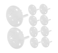 Uonlytech Protections de Prise Électrique Installation Facile et Prévention des Débris 30pcs en Abs Blanc Forme Ours pour Sécuriser Prises pour Garçon et Filles