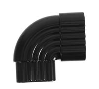 Uonlytech Raccord Angle Droit Aluminium pour Gouttière Coude Flexible pour Descente Eau Pluviale Connecteur et Facile à Installer Accessoire Polyvalent pour Système de Drainage