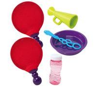 Uonlytech Raquette à Bulles Jouet pour Garçon Et Filles, Taille Unique, Portable Et Sûr, Prise en Main Ergonomique, Jeu D'extérieur Familial, Jardin Parc Piscine, Lot Double pour Fête Anniversaire