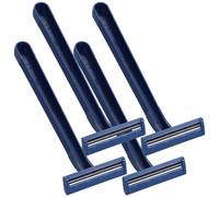 Uonlytech Rasoir Manuel Jetable pour Femmes et Hommes, Lot de 24 Pièces, Lame en Acier Inoxydable, Design Compact Bleu Foncé, Rasoir Corporel Voyage, Rasage Précis Irritation