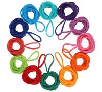 Uonlytech Recharge pour Métier à Tisser Maniables Élastiques Multicolores, Kit De Fournitures DIY pour Maniques Garçon Et Filles, 192 Bandes Tressées, Loisirs Créatifs à La Maison, Art du Bricolage