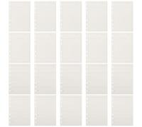 Uonlytech Recharges pour Agenda A6 Non Datées 4 Carnets 6 Trous Pages Hebdomadaires et Mensuelles Papier Ligné Supérieure Inserts Mobiles pour Gestion Personnelle et Professionnelle