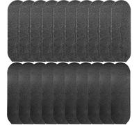Uonlytech Recharges pour Limes à Pédicure 20 Pièces, Papier Abrasif Grain Fin et Grossier, 13,3 X 4,3 Cm, Outil de Soin des Pieds pour Éliminer Callosités, Exfoliation Peau Morte, Usage