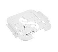 Uonlytech Règle Acrylique pour Couture Patchwork avec Design Creux Outil de Traçage et Découpe pour Vêtements Surface Lisse sans Bavure Kit pour Création Diy